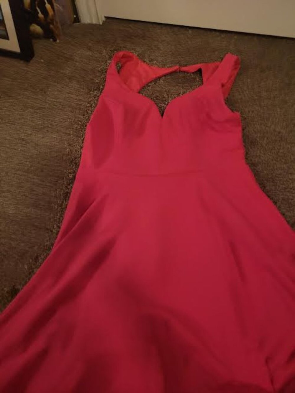 Juniors B. Smart Hot Pink A-Line Dress Size 11
